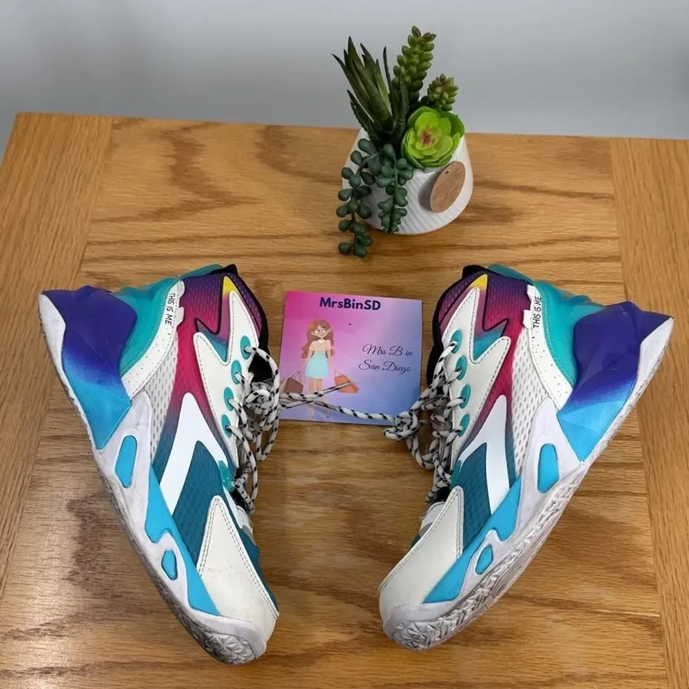 Vitike This is Me Basketball Shoes Kids' air cushion, size 37 EU size 5 US video